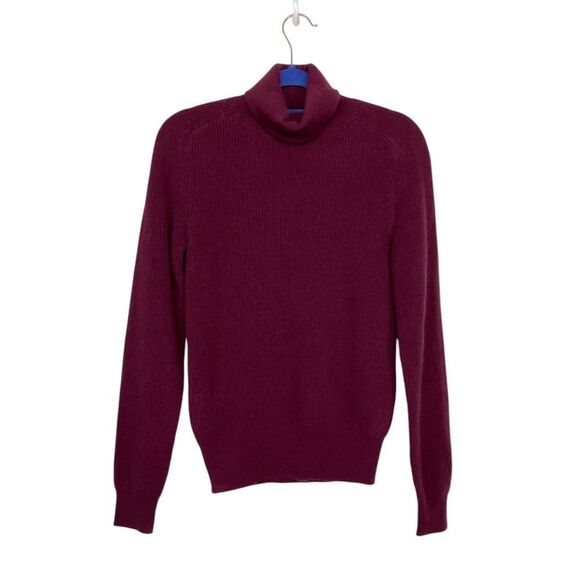 Ann Taylor Cashmere Ribbed Turtleneck Sweater NEW - Picture 3 of 9